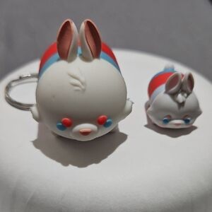 White Rabbit From Alice In Wonderland Vinyl Tsum Tsum And Keychain